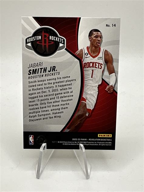 Panini Revolution Rookie Revolution Jabari Smith Jr Rc