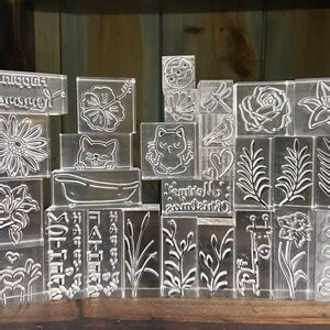 Relaxation Essentials Get Naked Letters And Bathtub Set Acrylic Stamp Soap Stamp Cookie Stamp