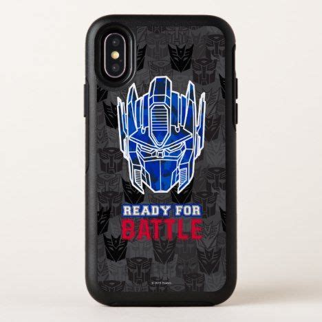 Transformers Optimus Prime Blue Camo Iphone X Case