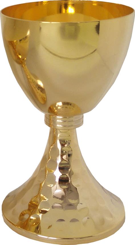 Catholic Church Chalice Golden Color Brass Sacred Vessels