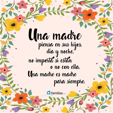 Una Madre Piensa En Sus Hijos Día Y Noche No Importa Si Están O No