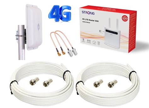 4G Комплект для интернета 4G LTE Маршрутизатор STRONG 300 с антенной ...