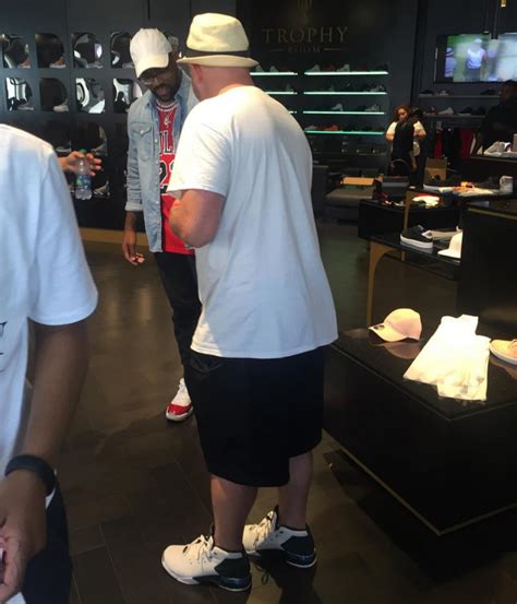 Someone Wore Marcus Jordan's Air Jordans From Middle School to the Trophy Room Opening | Complex