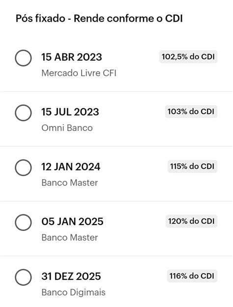 Novas Op Es De Cdb At Conta Do Nubank Nucommunity