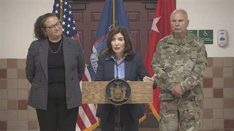 Gov Hochul Deploys More National Guard Members To Assist Asylum Seeker Migrant Crisis In Nys