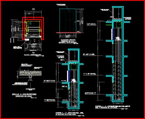 Details Elevator DWG Detail for AutoCAD • Designs CAD