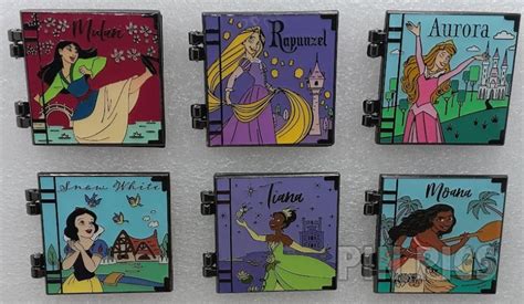 PP LFLY Princess Book Set Hinged Mystery Hot Topic PinPics