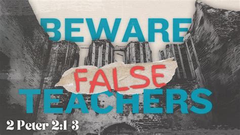 Beware False Teachers January 28 2024 Youtube