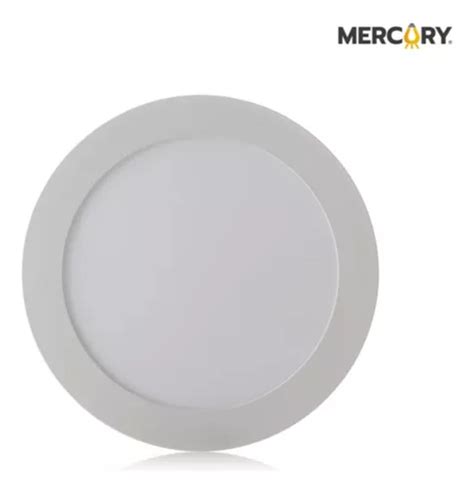 Panel Led Redondo Incrustar W Mercury Ipl Luz Blanca