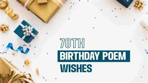 70th Birthday Poems Wishes - Mix Dose