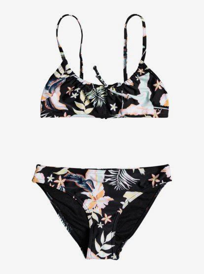 California Friends Bralette Bikini Set For Girls 8 16 Roxy