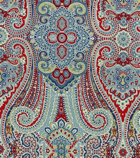 Waverly Home Decor Print Fabric Paisley Pizzazz Herita Joann