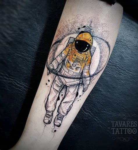 Creative Astronaut Tattoo Ideas Art And Design