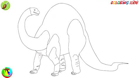 How To Draw Dinosaurs Diplodocus Youtube