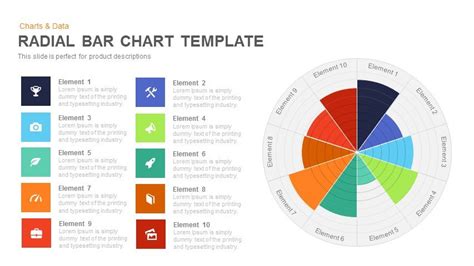 Radial Bar Chart Template For PowerPoint And Keynote