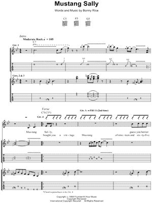 "Mustang Sally" Sheet Music - 16 Arrangements Available Instantly - Musicnotes