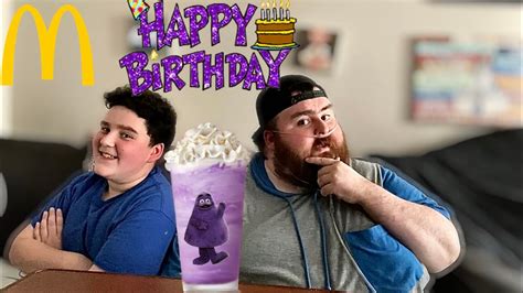 McDonalds Grimace Birthday Shake Taste Buds YouTube