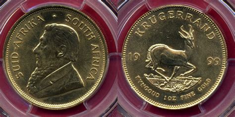 Südafrika South Afrika 1 Unze Gold 1999 Krügerrand PCGS MS 65 MA Shops