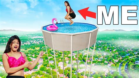 পথবর সবথক লমব Swimming Pool বনলম I Built the Worlds Tallest