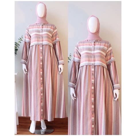 Jual Gamis Salur Busuii Gamis Muslim Kringkel Airflow M L Xl By Disiko