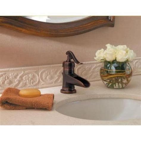 Pfister Ashfield 4 In Centerset Single Handle Bathroom Faucet In Rustic Bronze