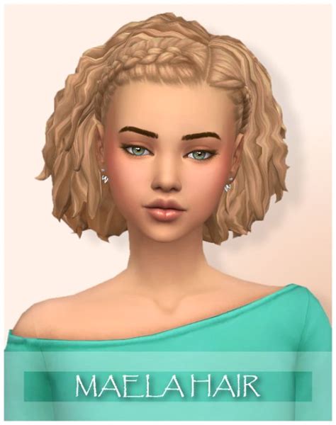 Maela Hair Sims Sims Hair Sims 4