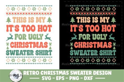 This Is My Ugly Sweater Shirt Svg Graphic By Moslem Graphics