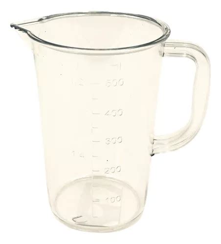 Jarra Medidora Graduada 500ml Transparente Cocina Reposteria