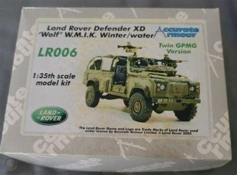 Accurate Armour Land Rover Defender Xd Wolf Wmik Winter Water