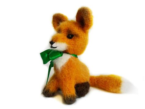 Fox Realistic stuffed animal Decorate nursery Interior toy | Etsy