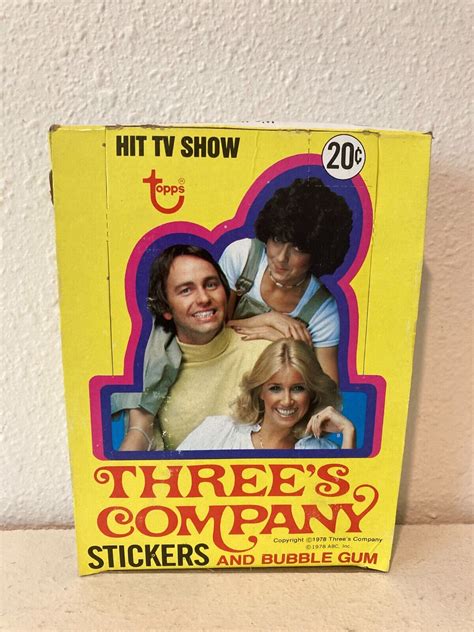 Three S Company Topps Trading Cards Wax Box Of Packs Full Box