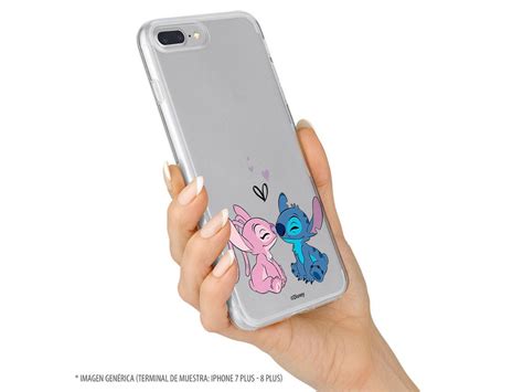 Funda Para Oppo Reno Oficial De Disney Angel Stitch Beso Lilo