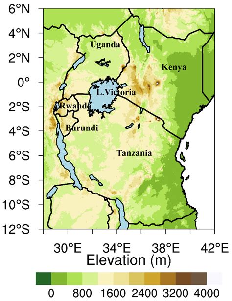 Detailed Map Of East Africa