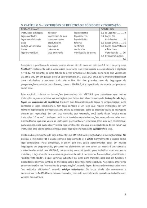 PDF 5 CAPÍTULO 5 INSTRUÇÕES DE REPETIÇÃO E CÓDIGO icc Periodo