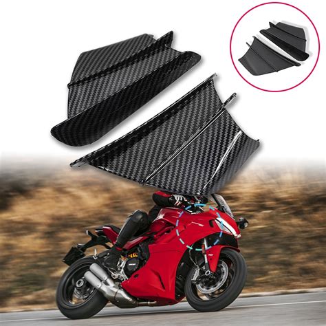 Universal Motorcycle Winglet Aerodynamic Spoiler Wing For Ducati