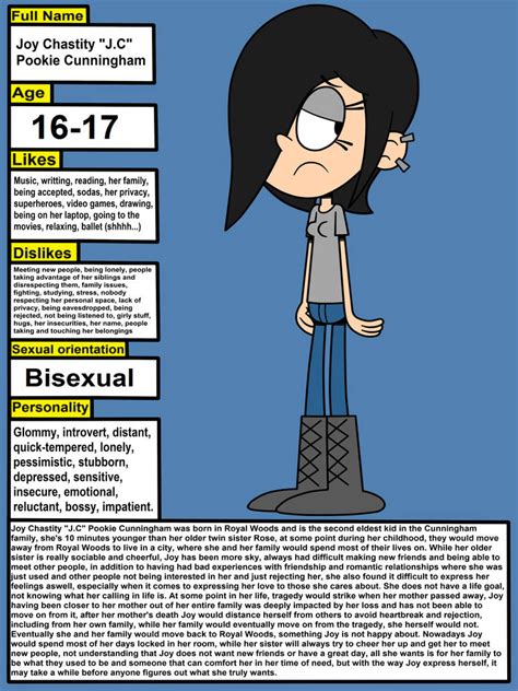 Loud House Oc Profile Joy Cunningham By Eagc7 On Deviantart