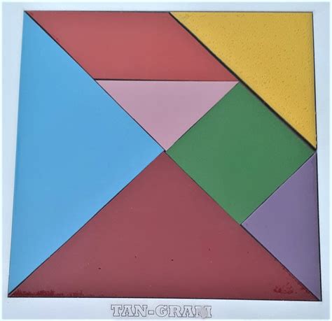 Manitos TANGRAM 20X20 MADERA