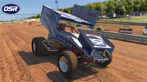 Critiquing My Own Racing Line IRacing Dirt 305 Sprint Car At Lanier