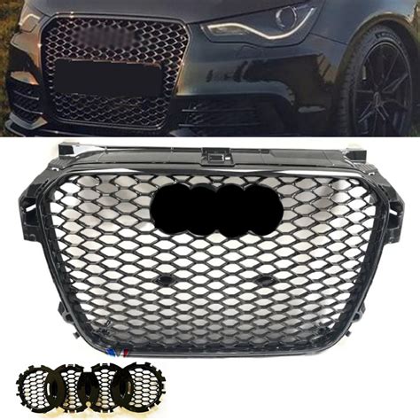 Grille Calandre Audi A1 8X 10 14 Nid D Abeille RS1 Noir