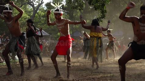 Aboriginal Australians Ceremonial Dance Cape York Queensland Australa ...