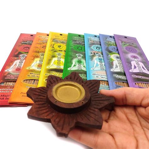 Chakra Stick Incense Set Full Chakra Incense Line Incense Packs With