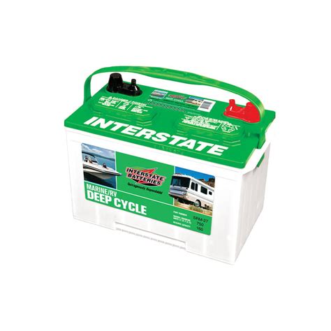 Interstate Marinerv Deep Cycle Battery Group Size 27dc 600 Cca Camping World