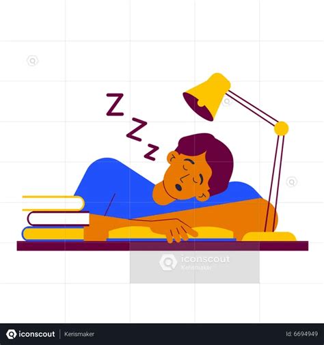 Lazy Student Illustration - Free Download School & Education ...