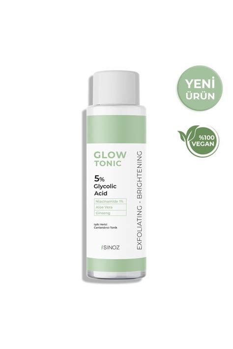 Sinoz Glow Tonik 5 Glycolic Acid 200 Ml