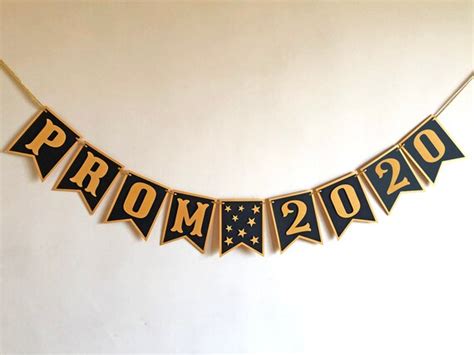 Prom Banner Prom Decorations Prom 2020 High School Junior Etsy