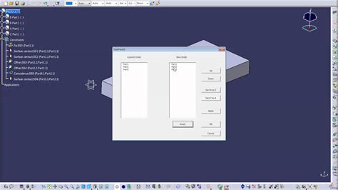 Updated Reorder Specification Tree Catia Macro Youtube