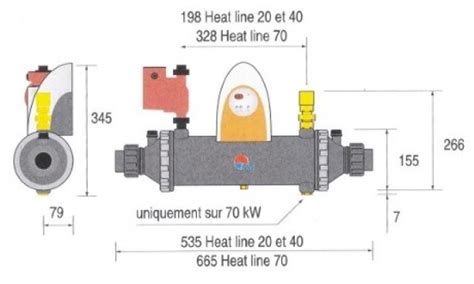 Echangeur Piscine Zodiac Heat Line Plus 40