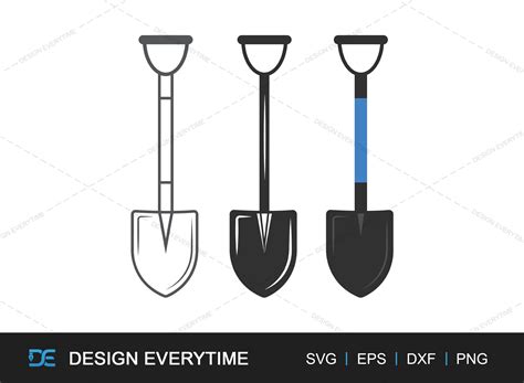 Shovel Vector SVG, Shovel Silhouette SVG Graphic by DesignEverytime ...