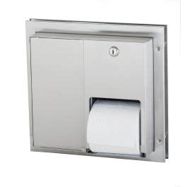 Bradley Partition Mounted Dual Sided Multi Roll Toilet Tissue