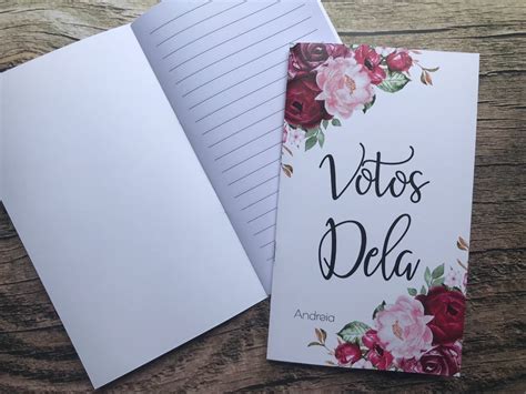 2 Cadernos De Votos Casamento Noivos Livro Personalizado